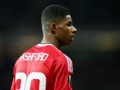 Marcus Rashford con el Manchester United en Europa League. / Foto: Fox Sports